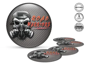Wheel decals Custom Look High-End Dome Badges